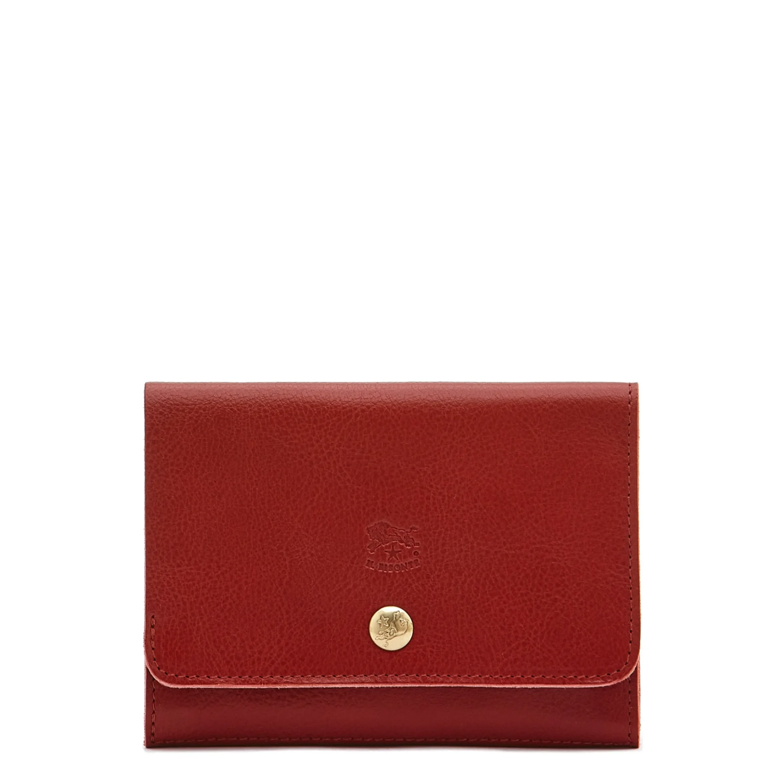 Alberese Wallet in leather color red