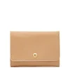 Alberese Wallet in leather color caffelatte