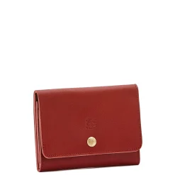 Alberese Wallet in leather color red