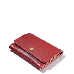 Alberese Wallet in leather color red