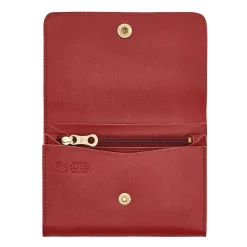 Alberese Wallet in leather color red
