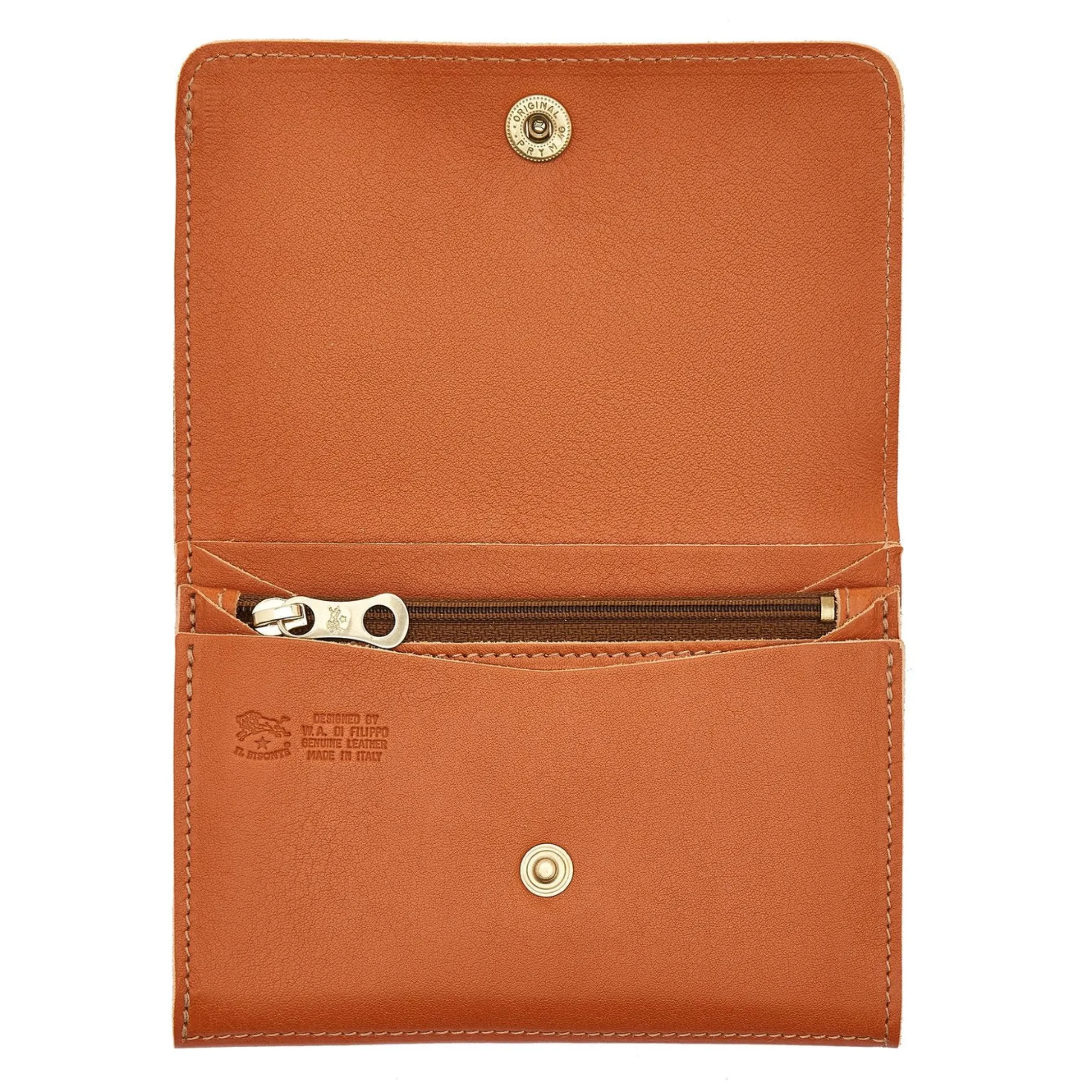 Alberese Wallet in leather color caramel