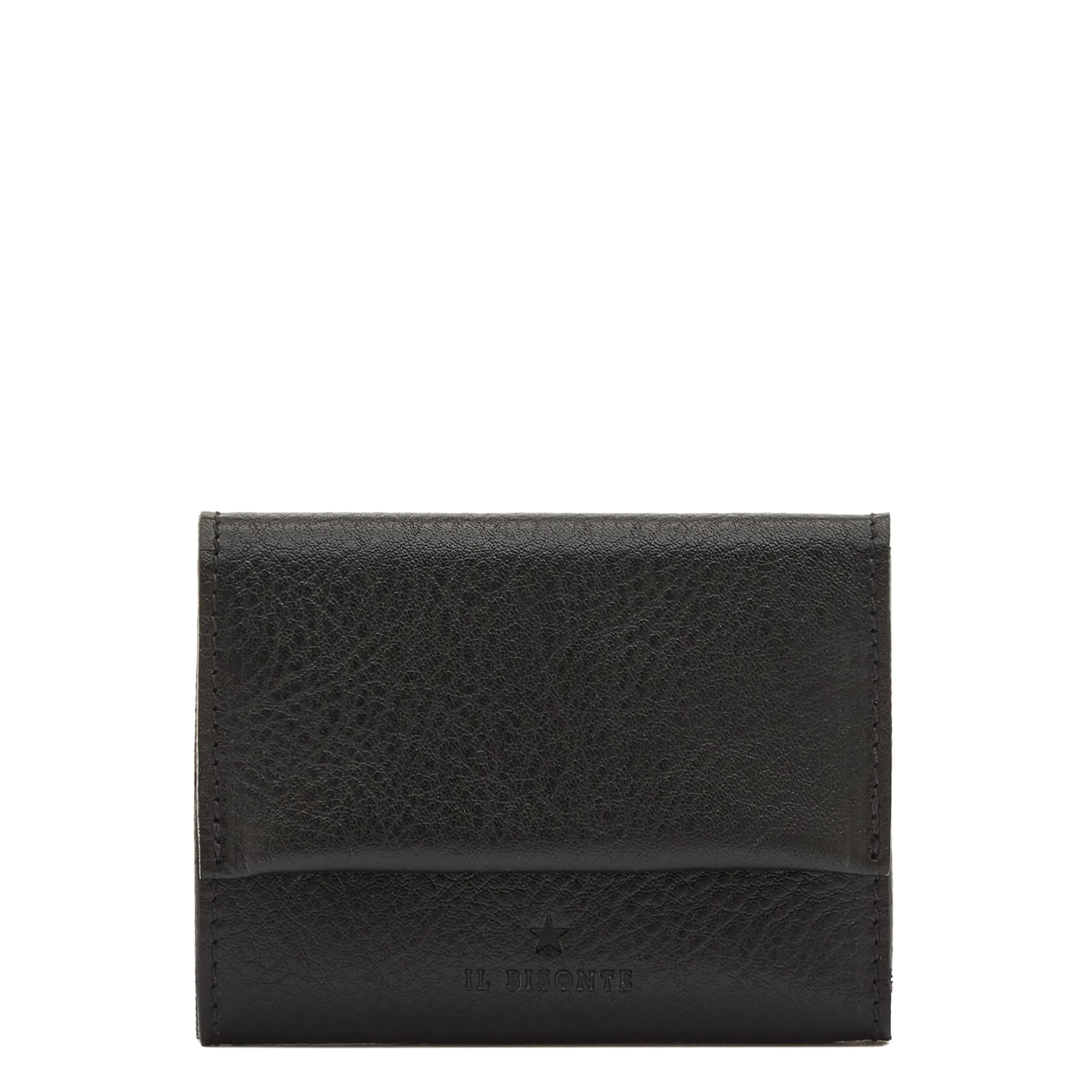Anna Women's small wallet in leather color black
