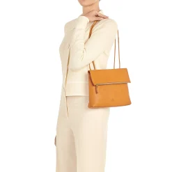 Anna Women's crossbody bag in vintage leather color natural
