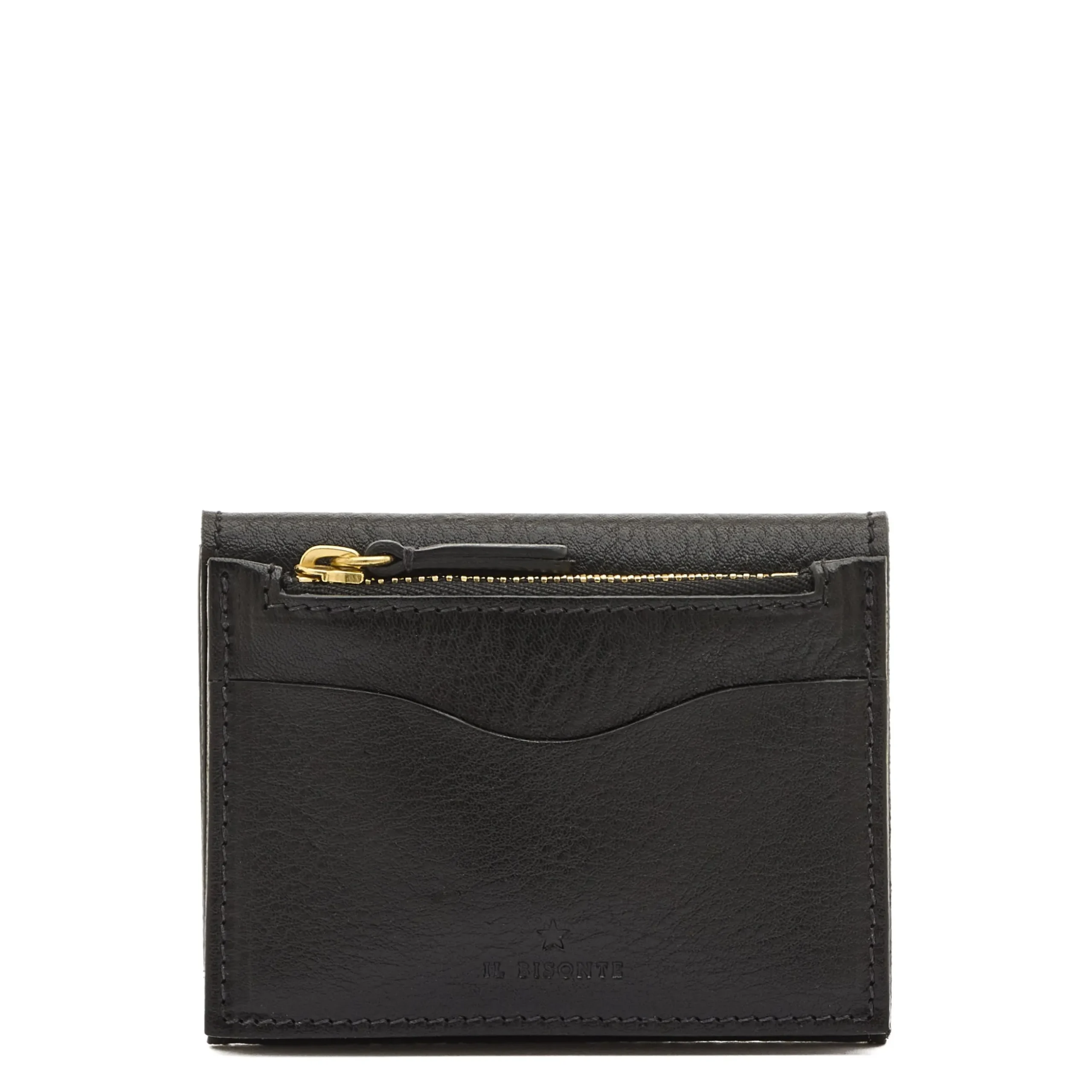 Anna Women's small wallet in leather color black