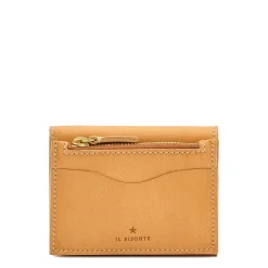 Anna Women's small wallet in leather color natural