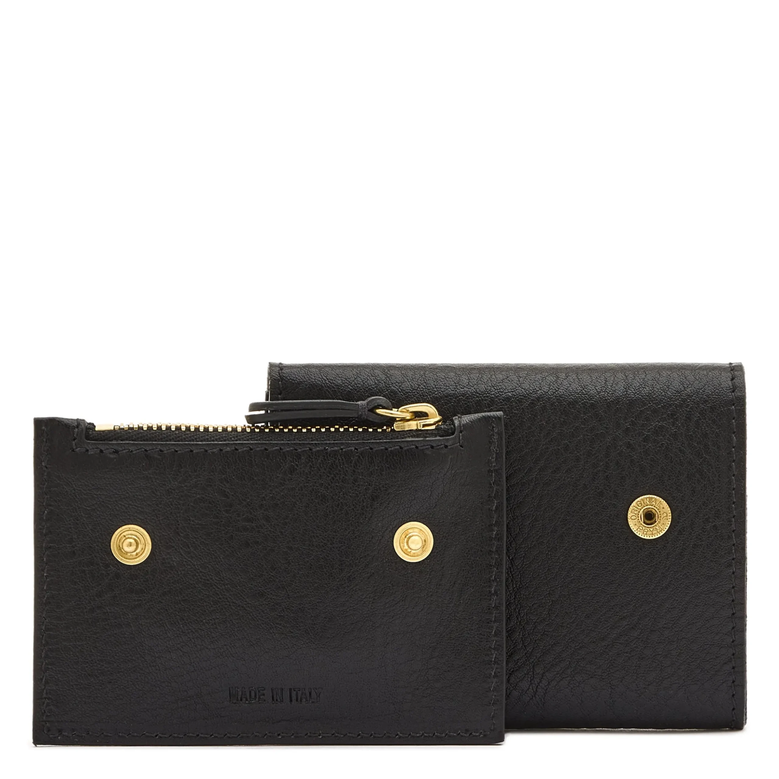 Anna Women's small wallet in leather color black