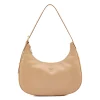 Belcanto Women's shoulder bag in leather color caffelatte