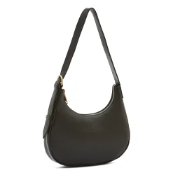 Belcanto Women's shoulder bag in leather color black