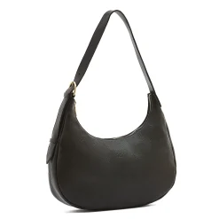 Belcanto Women's shoulder bag in leather color black