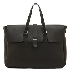 Belfiore Men's travel bag in vintage leather color black