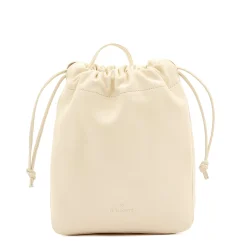 Bellini Women's bucket bag in leather color milk