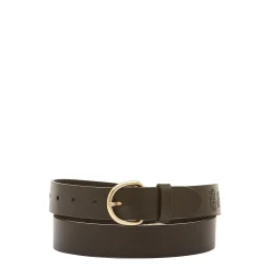 Belt in leather color black