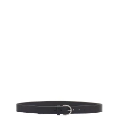 Belt in leather color black
