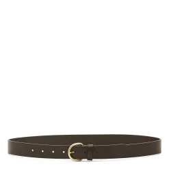 Belt in leather color black