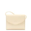 Bigallo Women's card case in leather color milk