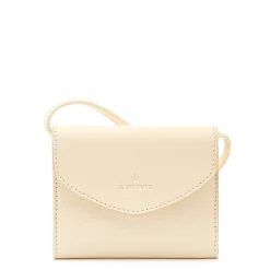 Bigallo Women's card case in leather color milk