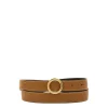 Bigallo Women's belt in leather color gianduia