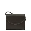 Bigallo Women's card case in leather color black