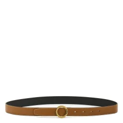 Bigallo Women's belt in leather color gianduia