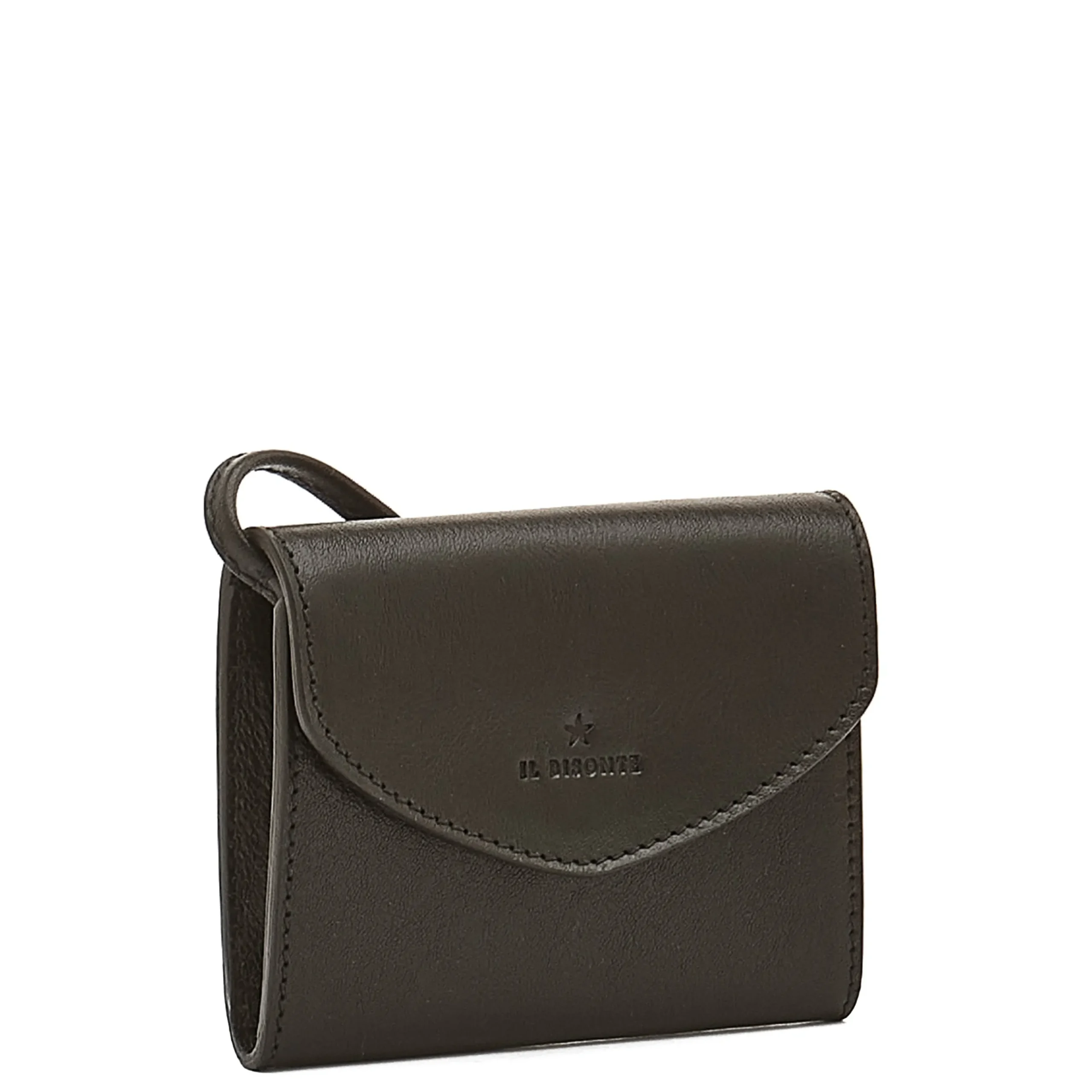 Bigallo Women's card case in leather color black