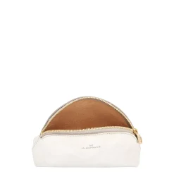 Bigallo Women's case in metallic leather color metallic platinum