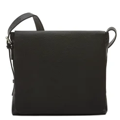 Brolio Men's messenger in vintage leather color black