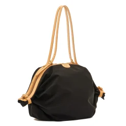 Caramella Women's shoulder bag in fabric color black