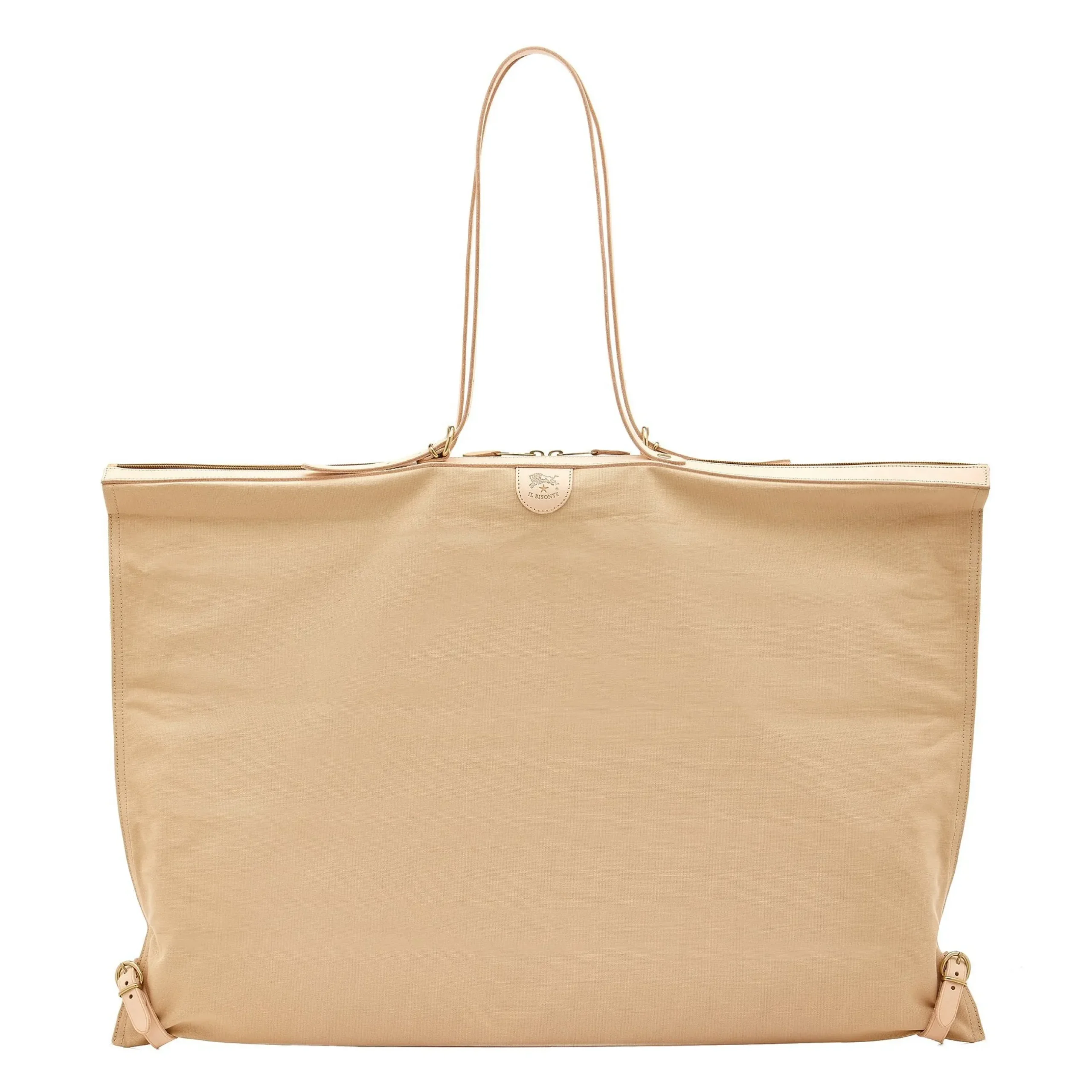 Caramella Women's shoulder bag in fabric color natural