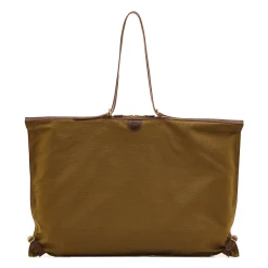 Caramella Women's shoulder bag in fabric color green
