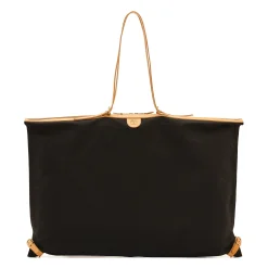 Caramella Women's shoulder bag in fabric color black