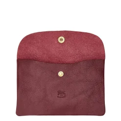 Case in leather color black cherry