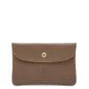 Case in leather color light grey
