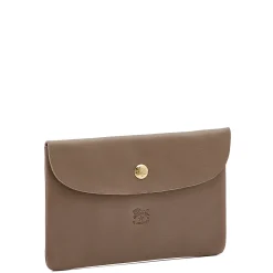 Case in leather color light grey
