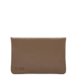 Case in leather color light grey