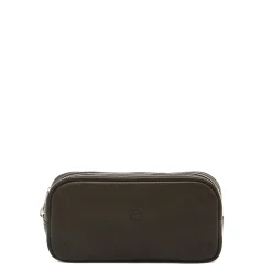 Cestello Men's case in vintage leather color black