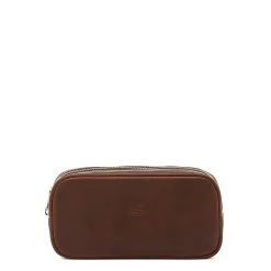 Cestello Men's case in vintage leather color coffee