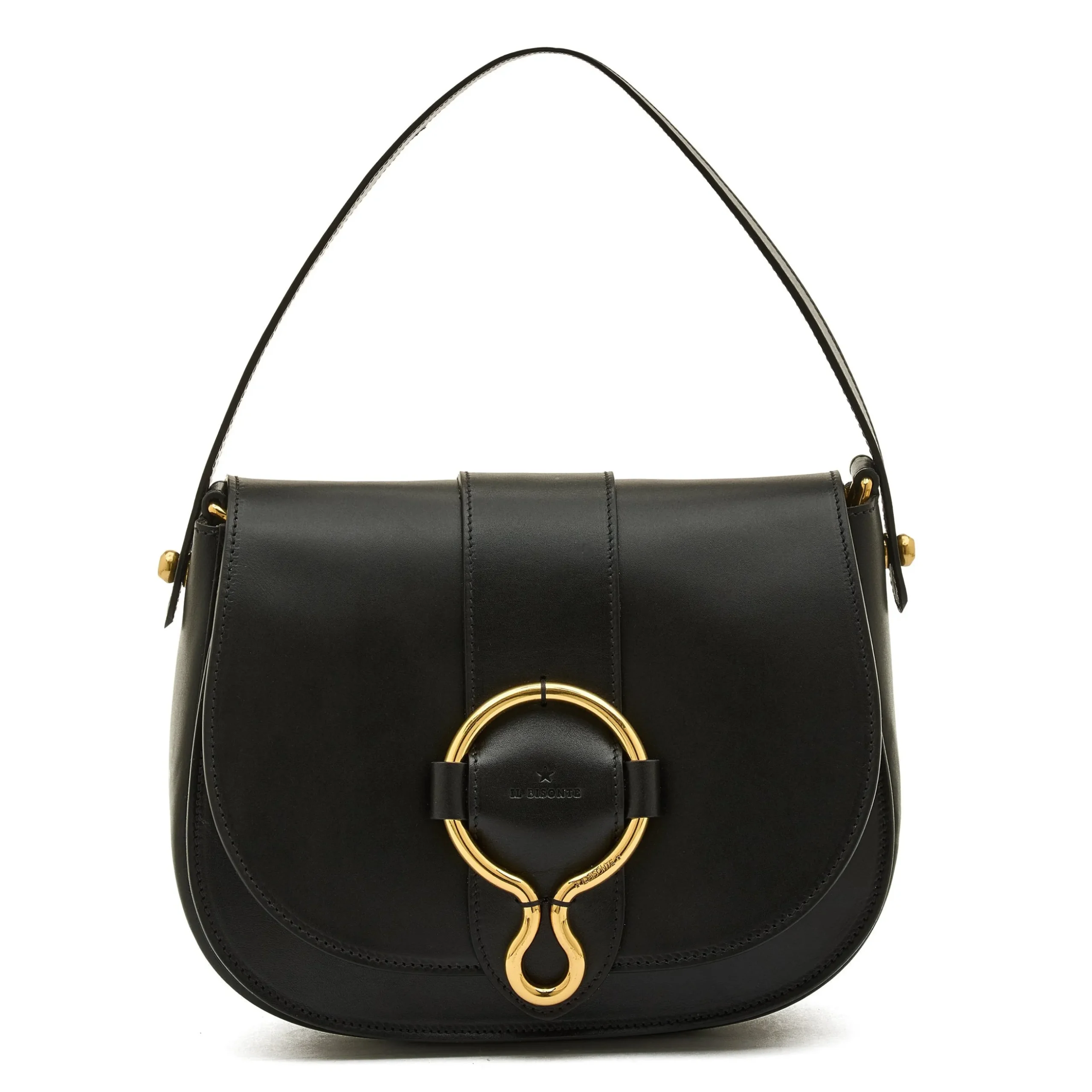 Consuelo Women's crossbody bag in leather color black