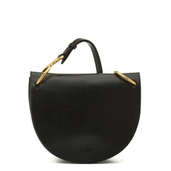 Consuelo Women's crossbody bag in leather color black