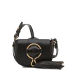 Consuelo Women's crossbody bag in leather color black