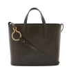 Consuelo Women's shoulder bag in leather color black
