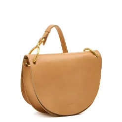 Consuelo Women's crossbody bag in leather color natural