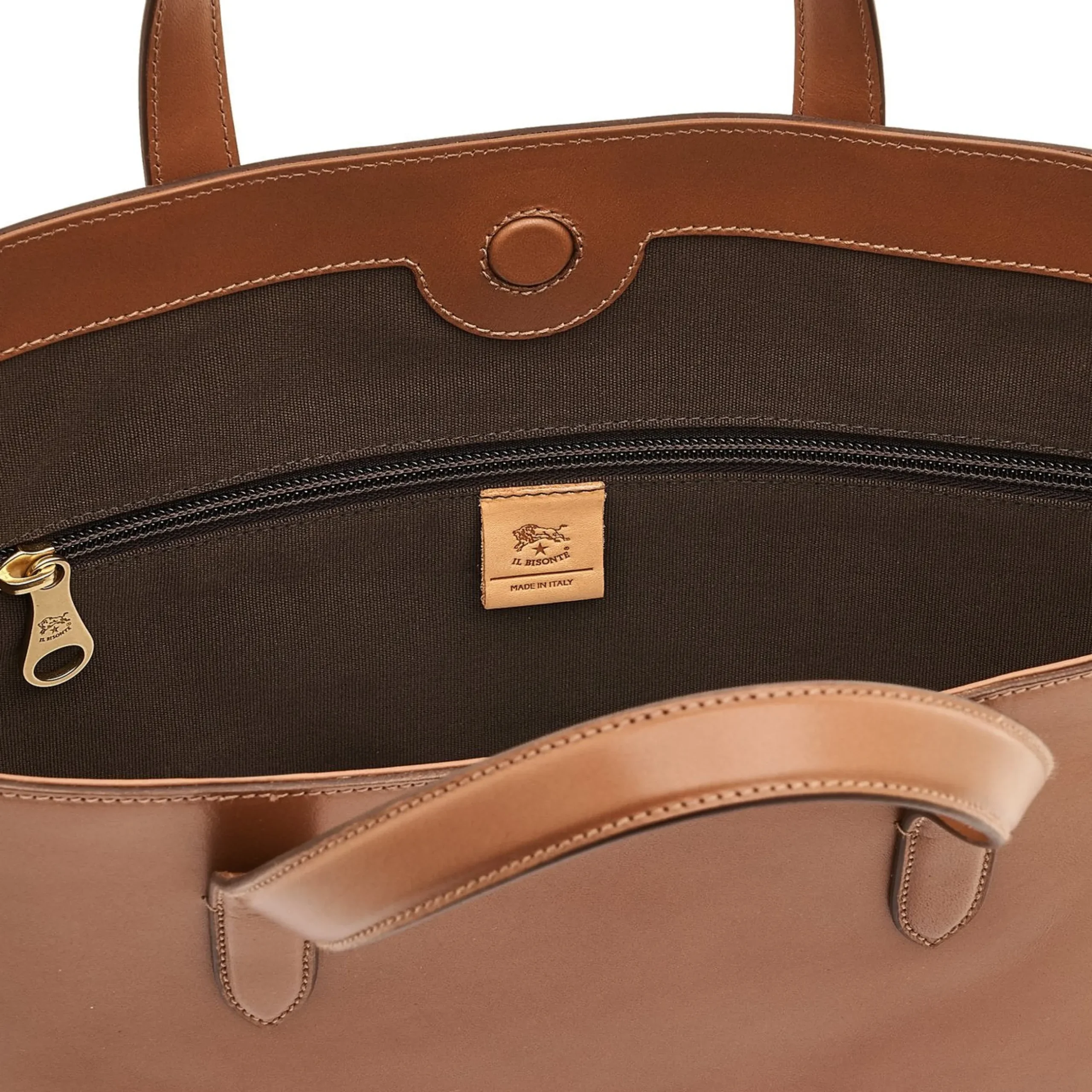 Consuelo Women's shoulder bag in leather color chocolate