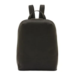 Duccio Men's backpack in vintage leather color black