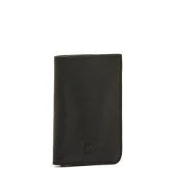 Duccio Men's bi-fold wallet in vintage leather color black