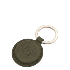 Duccio Men's keyring in vintage leather color forest