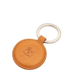 Duccio Men's keyring in vintage leather color natural