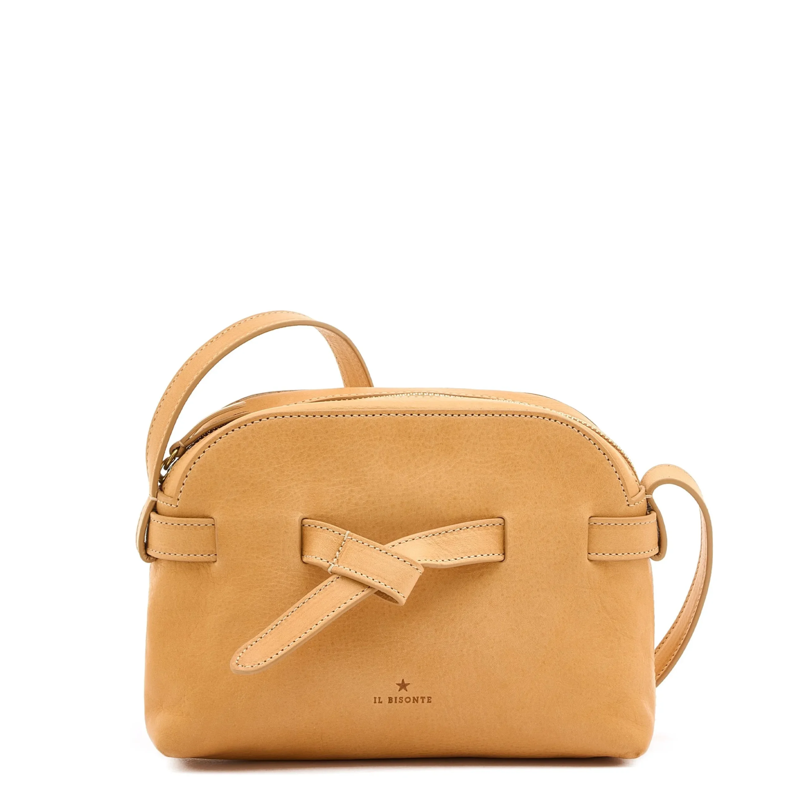 Elisa Women's crossbody bag in leather color natural