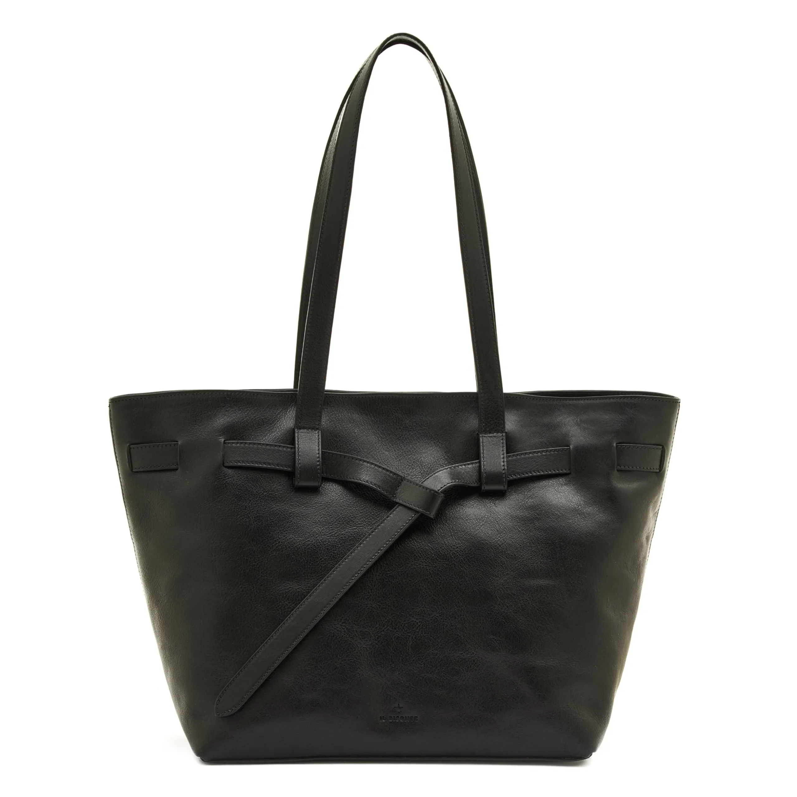 Elisa Women's tote bag in leather color black