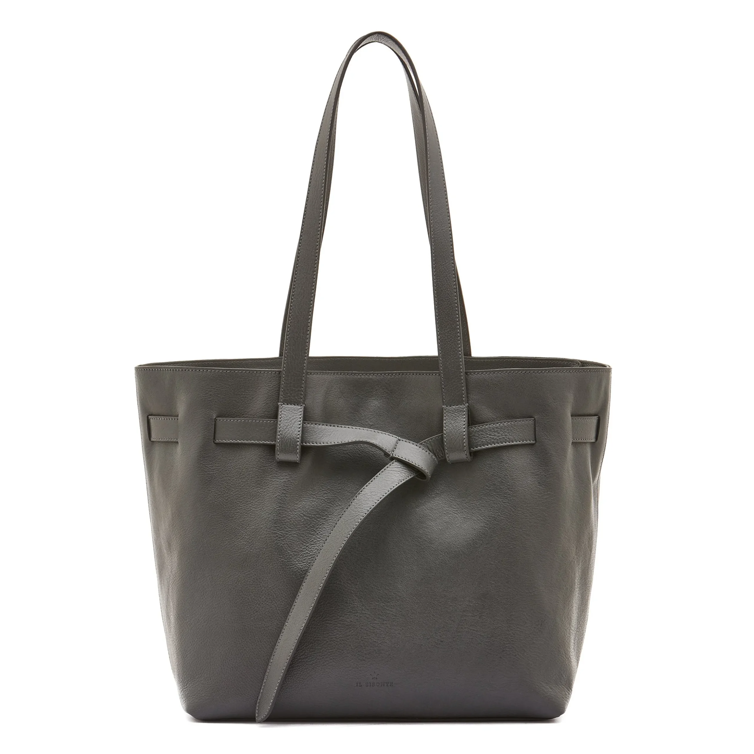 Elisa Women's tote bag in leather color grafite